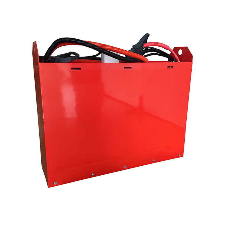 Linde Lithium Palet Truck Baterai Siklus Dalam Baterai Forklift Set 25.6V 202AH 160A Colokan
