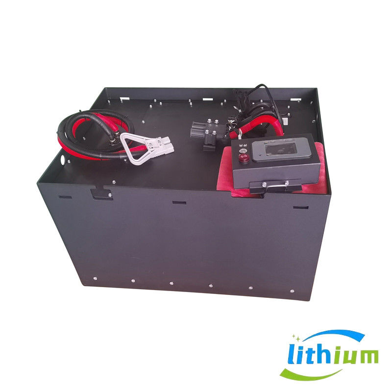 51.2V 346ah Lithium Iron Forklift Battery Dengan Battery Storage Battery Charger 830X630X465mm