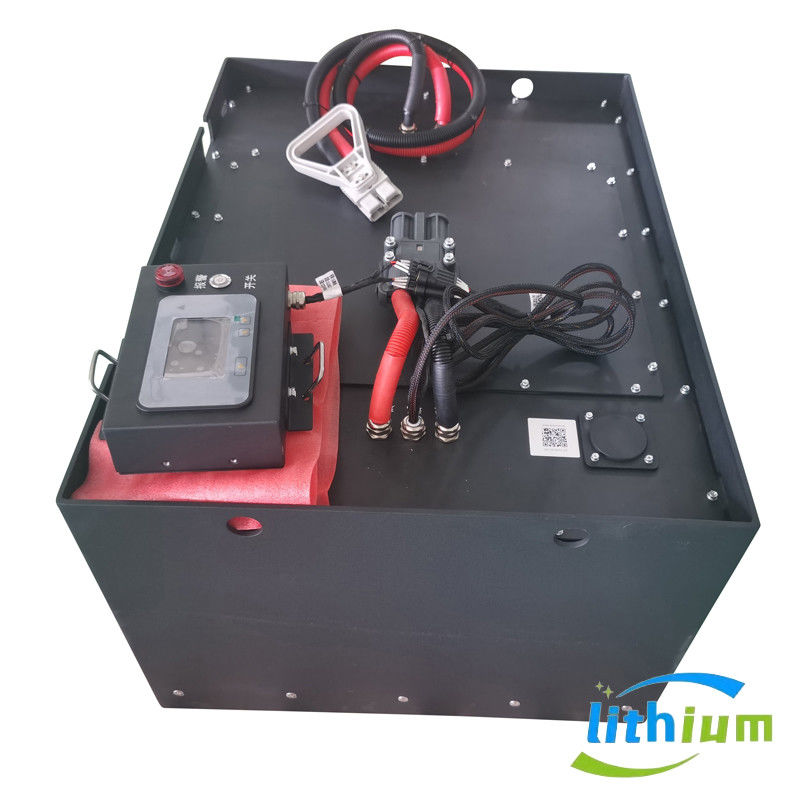 51.2V 346ah Lithium Iron Forklift Battery Dengan Battery Storage Battery Charger 830X630X465mm