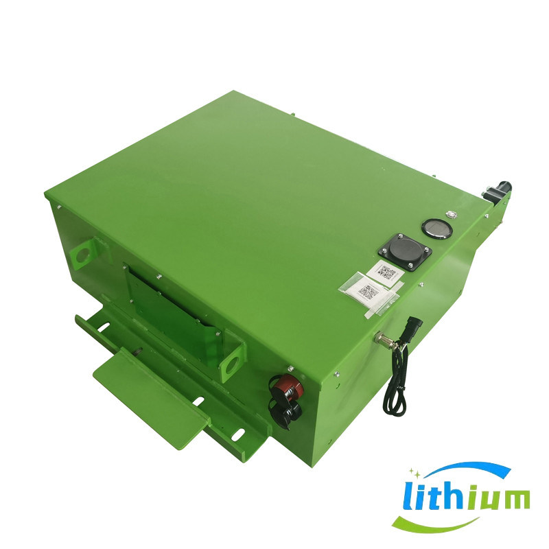 Baterai Lithium Ion Hitam Forklift 15Ah Kapasitas Baterai Isi Ulang Umur Panjang untuk Kendaraan Forklift Industri