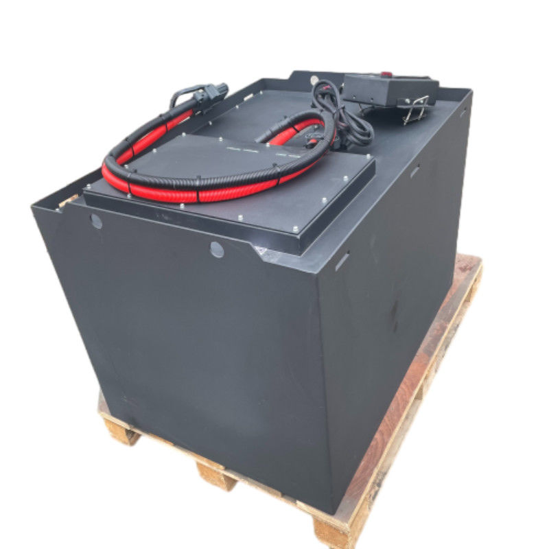 Lithium LiFePO4 Forklift Battery Pack dengan BMS Metal Box REMA dan SB Plug