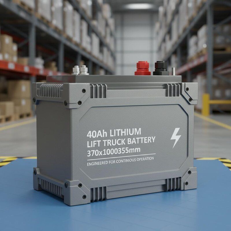 40ah Lithium Lift Truck Baterai 370100355mm Dirancang untuk Mendukung Operasi Kontinyu dalam Penanganan Bahan dan Logistik